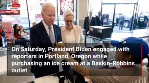 Internet roasts 'creepy' Joe Biden 'sniffing' more than ice cream.