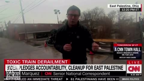 CNN blames the East Palestine residents’ frustration on the fact that it is “hardcore Trump country