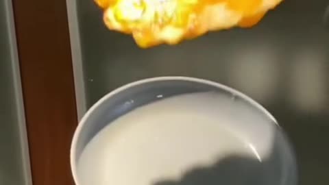 Shake eggs like crazy