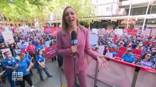 NSW nurses hold fourth strike in push for better pay and working conditions