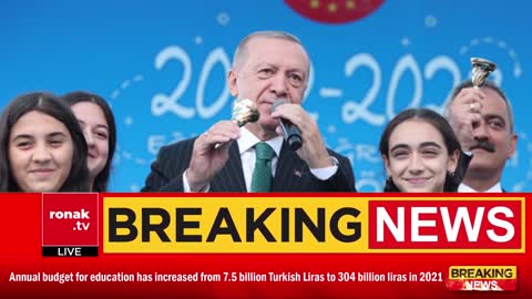 Biggest share of 2023 budget goes to education by Erdoğan in Turkey | Highlights | Ronak TV | News