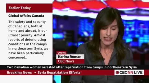 Canadian women arrested after repatriation from Syrian camps