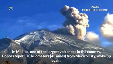 Volcanoes are starting to wake up around the world: Another volcanic eruption is happening right now