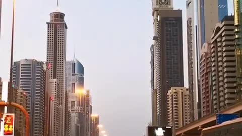 Dubai night view