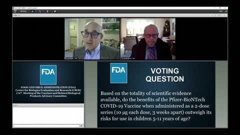 Dr Ruben on FDA panel - We are never gonna learn how safe this vaccine is unless we start giving it