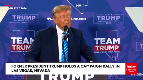 Trump Slams Inclusion Of Non-Republicans In New Hampshire Primary At Las Vegas, Nevada, Rally,