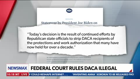 Federal court rules DACA illegal and President Biden is furious