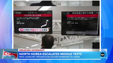 North Korean missile launches trigger evacuation warnings in Japan l GMA