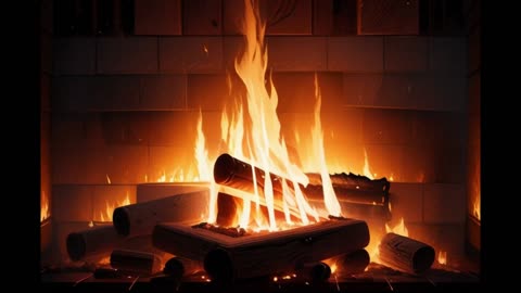 Cozy Fireplace | Warm Fireplace Burning for Relaxation & Crackling Fire Sounds