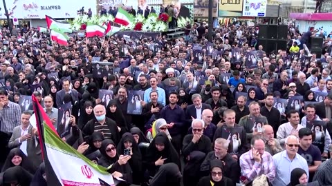 Iranians mourn 'martyred president' Ebrahim Raisi