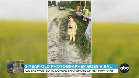 2 years-old photographer goes to viral