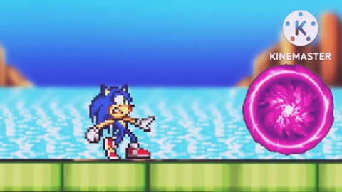Sonic vs Metal sonic ( Sprite Animation )