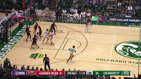 Colorado State Basketball (M): Highlights vs. Gardner-Webb