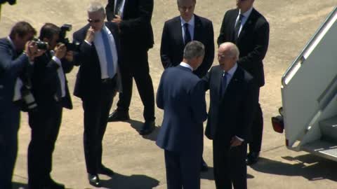 US President Joe Biden arrives in Spain for Madrid NATO summit