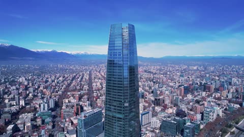 Santiago, Chile 12k HDR 60fps Dolby Vision - Cinematic Drone Video