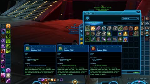 SWTOR – Sith Inquisitor - Nar Shaddaa – Fury – Korriban – Fury