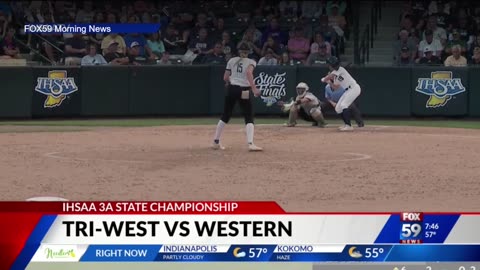 June 9, 2024 - IHSAA Softball Tournament Highlights (Tri-West/Western & Tecumseh/Rossville)