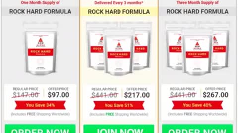 Rock Hard Formulla 50x powerful Erection and Testosterone Boosting