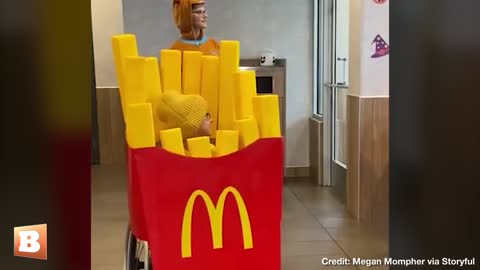 AMERICAN DREAM! 9-Yr-Old Boy Dresses as McDonald's French Fries, Wins FREE FRIES FOR A YEAR