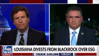 Louisiana removes nearly $800,000,000 from Black rock funds over companies E.S.G. investing.