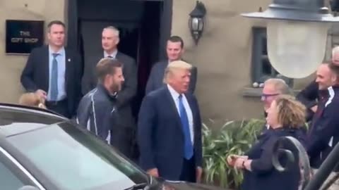 The 45th President of the United States has arrived