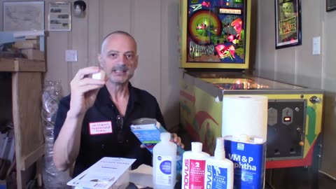 Tip of the Day! Pinball Playfield Cleaning Products! Video 30