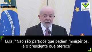 Lula: ‘Não são os partidos que pedem ministérios, é o presidente quem oferece’