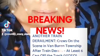 Breaking news another train derailment