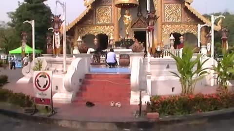 Video tour of Wat Prasing temple in Chiang Mai Thailand