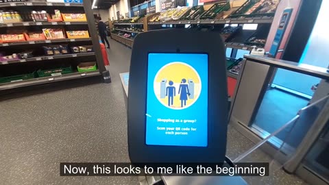 European Grocery Store Aldi begins requiring an app and scanned QR code to enter