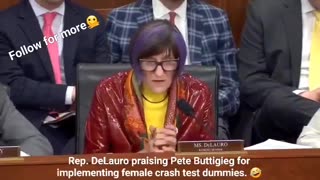 Congresswoman Praises Buttigieg for crash test dummy equality