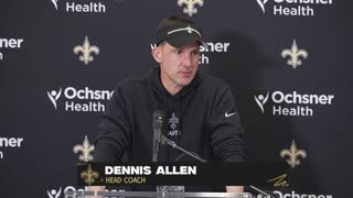 Dennis Allen Post Loss Press Conference | New Orleans Saints