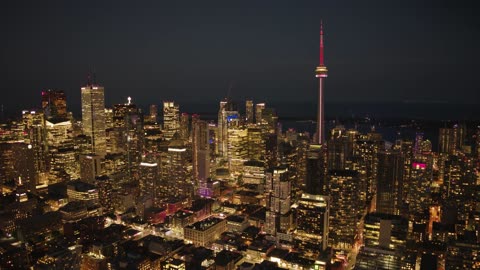 TORONTO IN 8K - DJI Inspire 3 - Sunrise, Sunset, Dusk & Night