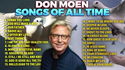 ✝️ Top Christian Songs 🕊️ Don Moen Non Stop Playlist