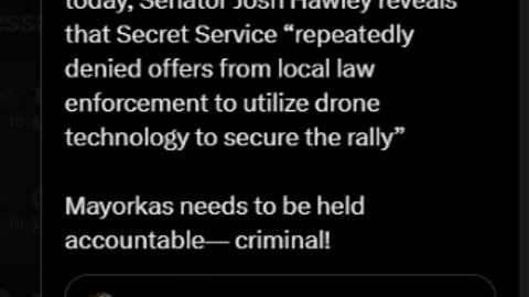 Secret Service “repeatedly denied offers from local law enforcement to utilize drone technology..."