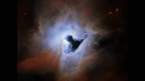 A reflection nebula captured by NASA's Hubble Space Telescope