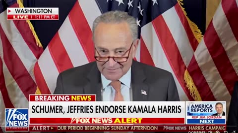 Schumer says Harris will be Beat Trump