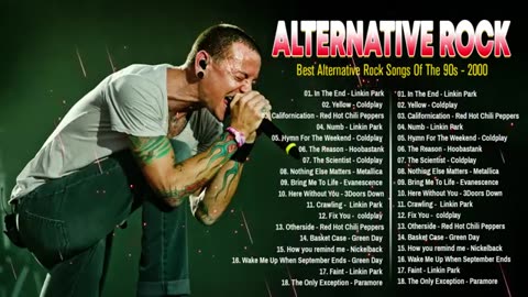 Alternative Rock Greatest Hits 🔥Linkin Park, Evanescence, Metallica, Nickelback, Green Day, Coldplay