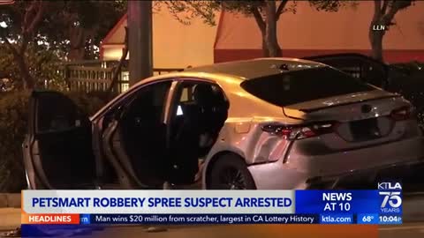 Man charged with robbing 10 stores in L.A. area, Arizona