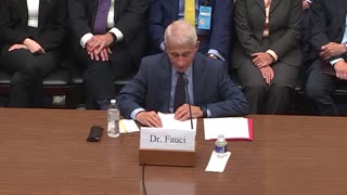 Fauci’s opening statement