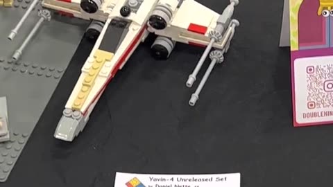 Star Wars Lego Unreleased Yavin IV Prototype Set from Brick Fair - Dulles, Virginia August, 2022