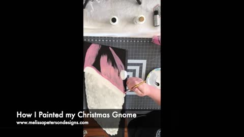 How I Painted my Christmas Gnome