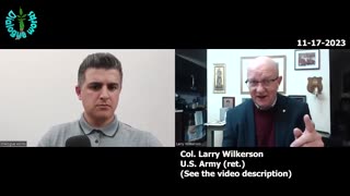 Israel May Lose Its Statehood | Col. Larry Wilkerson Dialogue works