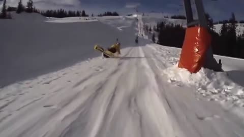 Funny Ski Lift Fails Videos Compilation 1 FunnY Videos