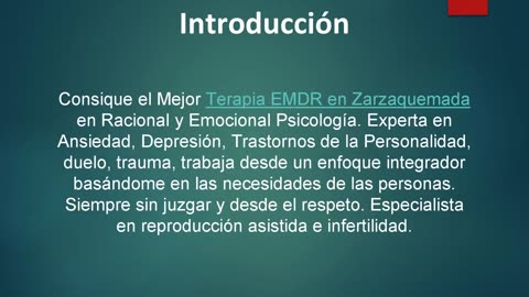 Consique el Mejor Terapia EMDR en Zarzaquemada