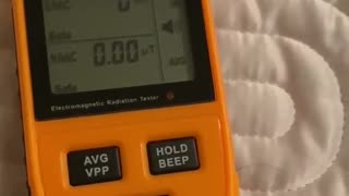 EMF radiation on a microwave