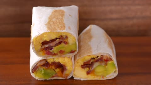 The Best Version of Breakfast Egg Burrito with Avocado