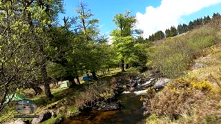 River wildcamping in Dartmoor