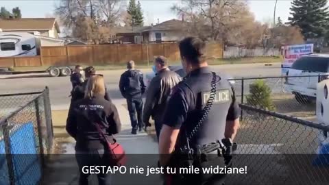 PASTOR ARTUR PAWŁOWSKI WYGANIA Z KOŚCIOŁA POLICJĘ W KANADYJSKIM CALGARY | Polskie Napisy