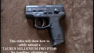 Taurus MILLENIUM PT140 PRO: left handed magazine release